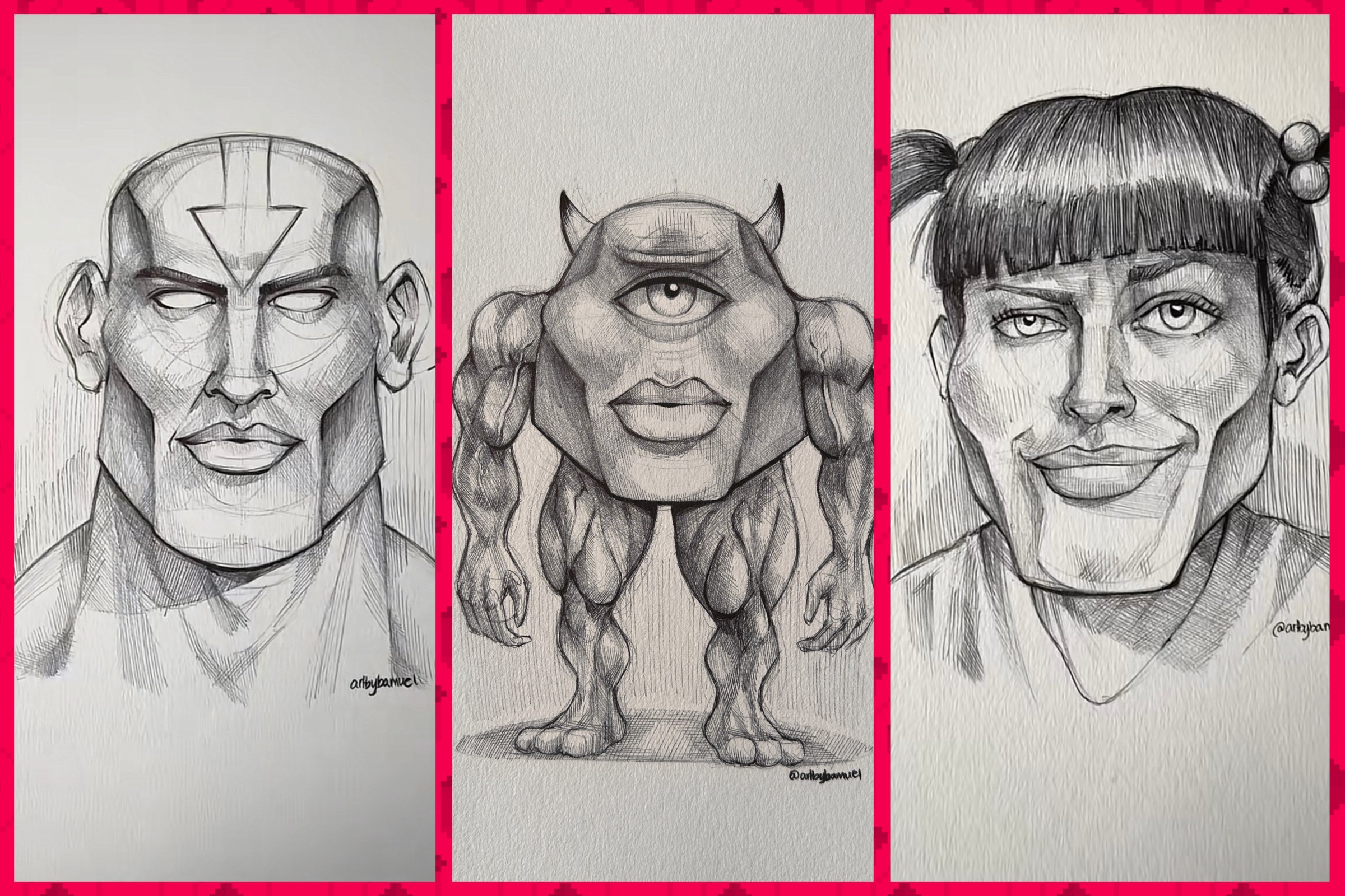 This TikToker has the golden recipe for viral meme art: buff cartoon characters